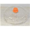 Image 1 : NEW GLASS MICROWAVE PLATE COVER, 11 X 2"