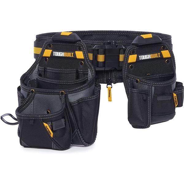 NEW TOUGH BUILT 3-PIECE HANDYMAN TOOL BELT SET