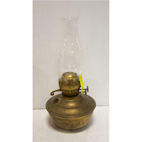 SHERWOOD BRASS OIL LAMP