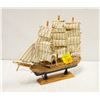 Image 1 : 9" HAND MADE SHIP 3 MASTS