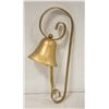 Image 1 : 12" BRASS WALL MOUNTABLE BELL