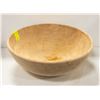 Image 1 : HAND CARVED WOOD SALAD BOWL