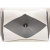 Image 1 : NEW MEMORY FOAM CONTOUR PILLOW, GREY/WHITE