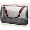 CLEAR PET CARRIER BAG WITH SHOULDER STRAP AND HAND