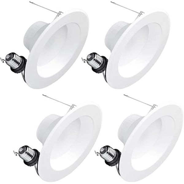 BRAND NEW 4 PACK OF HYPERIKON LED 5-6" DOWNLIGHTS