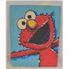 Image 1 : HAND PAINTED ELMO CANVAS APPROX 16" X 20"