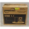 Image 1 : 2 NEW IN BOX "SOUNDSTAGE" 2-WAY SPEAKERS STAGE 1.1