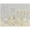 Image 1 : FLAT OF CRYSTAL CANDLE HOLDERS