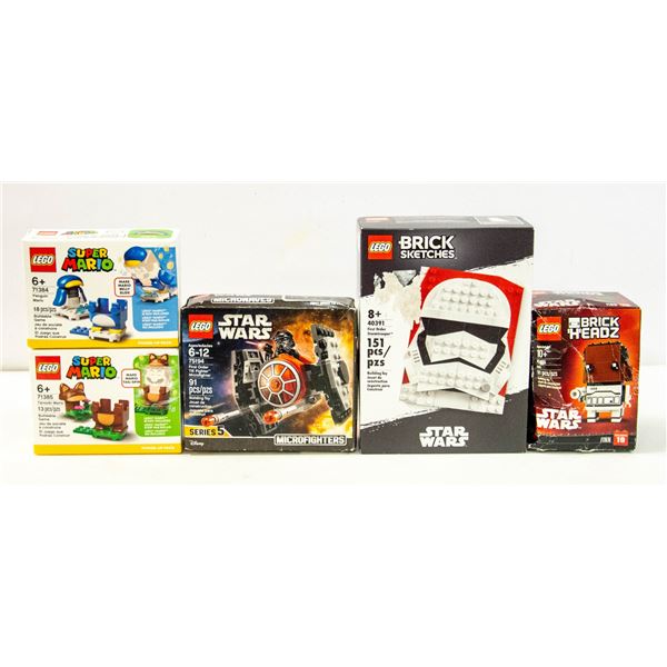 F-SEALED (4) LEGO STAR WARS SERIES 5