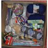 Image 1 : BOX OF ARTS AND CRAFTS SUPPLIES INCL. NEW