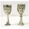 Image 1 : LOT OF 2 LORD OF THE RINGS PEWTER CUPS