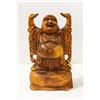 Image 1 : WOODEN CARVED BUDDHA
