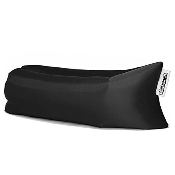 BLACK POUCH COUCH, PORTABLE LOUNGING