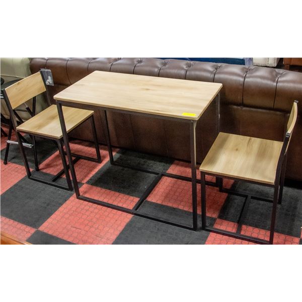 3 PIECE BREAKFAST TABLE WITH 2 CHAIRS