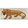 Image 1 : LARGE ANTIQUE WOODEN TIGER CARVING FROM INDIA