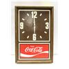 Image 1 : VINTAGE 19 IN X 13 IN COCA COLA WALL CLOCK