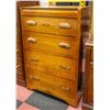 Image 1 : ART NOUVEAU DRESSER WITH ORIGINAL HANDLES