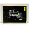 Image 1 : LASER ETCHED SEMI TRUCK PICTURE