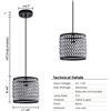 Image 3 : BRAND NEW MAYNA MODERN PENDANT CEILING LIGHT