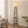 Image 3 : BRAND NEW DEWENWILS 3 TIER FLOOR LAMP WITH SHELVES