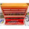 Image 2 : TWO DRAWER MID TOOL BOX AND SIX DRAWER