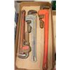 Image 1 : PIPE WRENCHES 1 - 24" 2 - 18"