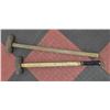 Image 1 : 2 SLEDGE HAMMERS - ONE IS 10LB, ONE IS 8LB