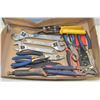 Image 1 : FLAT OF CRESCENT WRENCHES AND PLIERS