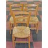 Image 1 : SET OF 3 RATTAN CHAIRS