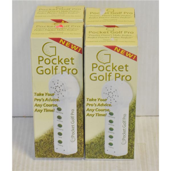 LOT OF 4 POCKET GOLF PROS