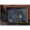 Image 1 : BOX OF NEW JEANS ASSORTED SIZES