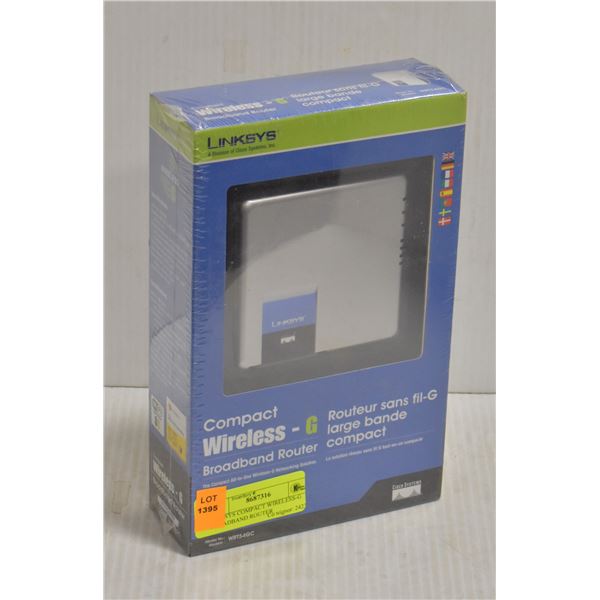 LINKSYS COMPACT WIRELESS-G BROADBAND ROUTER