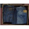 Image 1 : BOX OF NEW JEANS ASSORTED SIZES