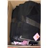 Image 1 : BOX OF NEW BLACK KNITTED SCARVES