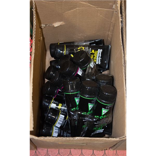 BOX OF ASSORTED SHAMPOO AND CONDITIONERS