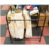 Image 1 : 3 BAG CANVAS CLOTHES HAMPER CANVAS ON