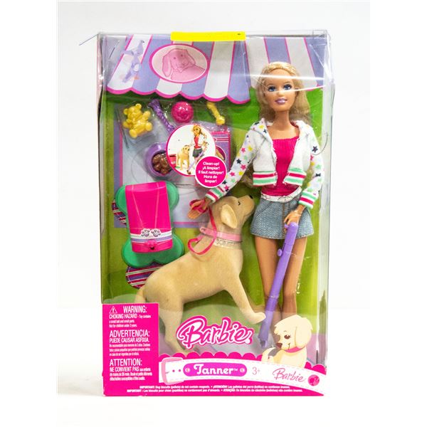 SEALED BARBIE TANNER & DOG