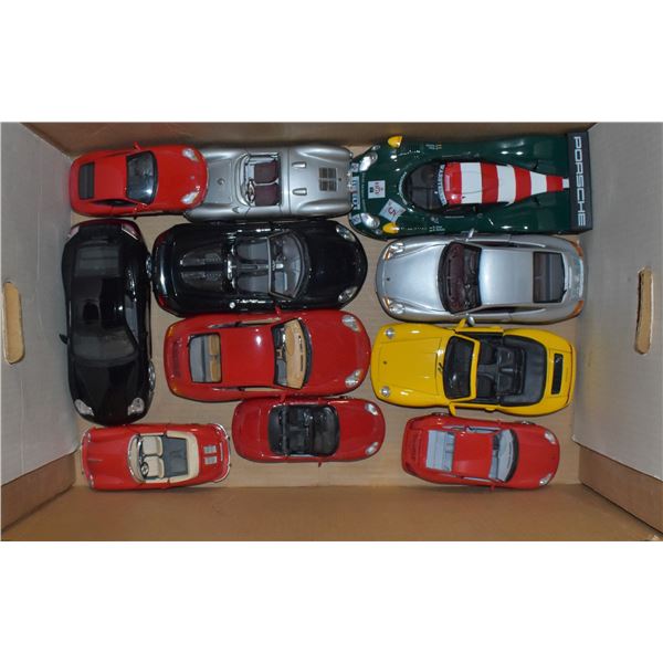 FLAT OF VARIOUS DIECAST CARS VARIOUS SCALES