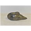 Image 1 : LARGE NATIVE SOAPSTONE CARVING OF A GOOSE