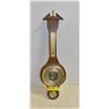 Image 1 : VINTAGE WOODEN BAROMETER & THERMOMETER