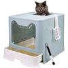 Image 1 : NEW REPACKED FOLDABLE CAT LITTER BOX