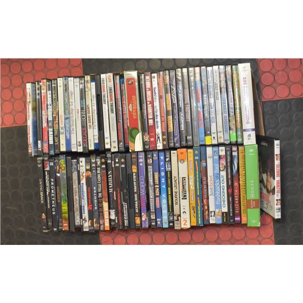 LOT OF 70+ DVDS