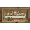 Image 1 : CANVAS SCENE PAINTING SOLD WITH THE LAST SUPPER