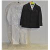 Image 1 : NEW BOYS 18M WHITE TUXEDO SOLD W/BOYS 18M BLACK