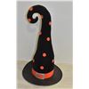 Image 1 : LARGE DECORATIVE WITCHES HAT BLACK WITH