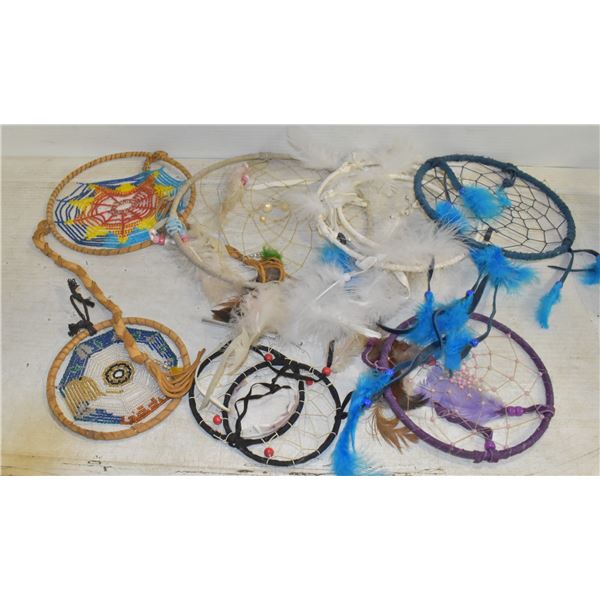 COLLECTION OF DREAM CATCHERS