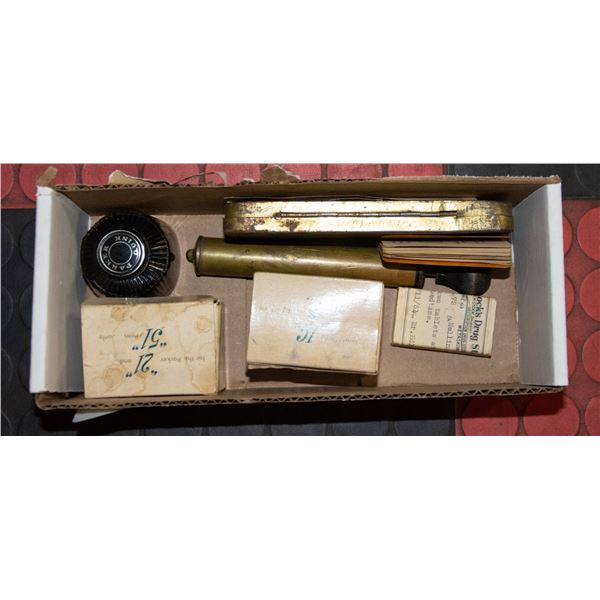 LOT OF VINTAGE DESK ITEMS