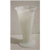 MILK GLASS VASE 9.25" TALL