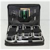 Image 1 : VINTAGE LEATHER GIFT SET ENGRAVED "V.C"