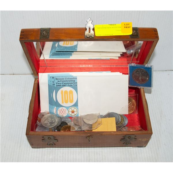 TREASURE BOX WITH TOKENS